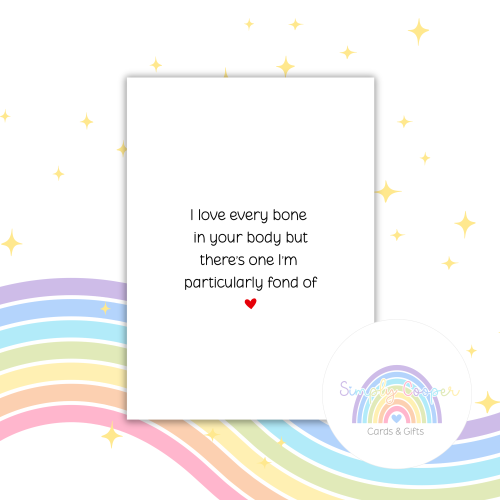 Rude Valentine&rsquo;s Card | Cheeky Adult Love Card | Funny 18+ Valentine | A6 Naughty Greeting Card