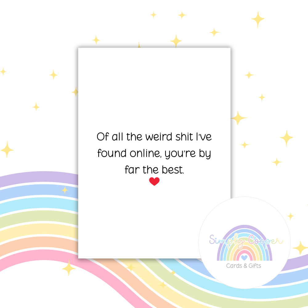 Rude Valentine&rsquo;s Card | Cheeky Adult Love Card | Funny 18+ Valentine | A6 Naughty Greeting Card