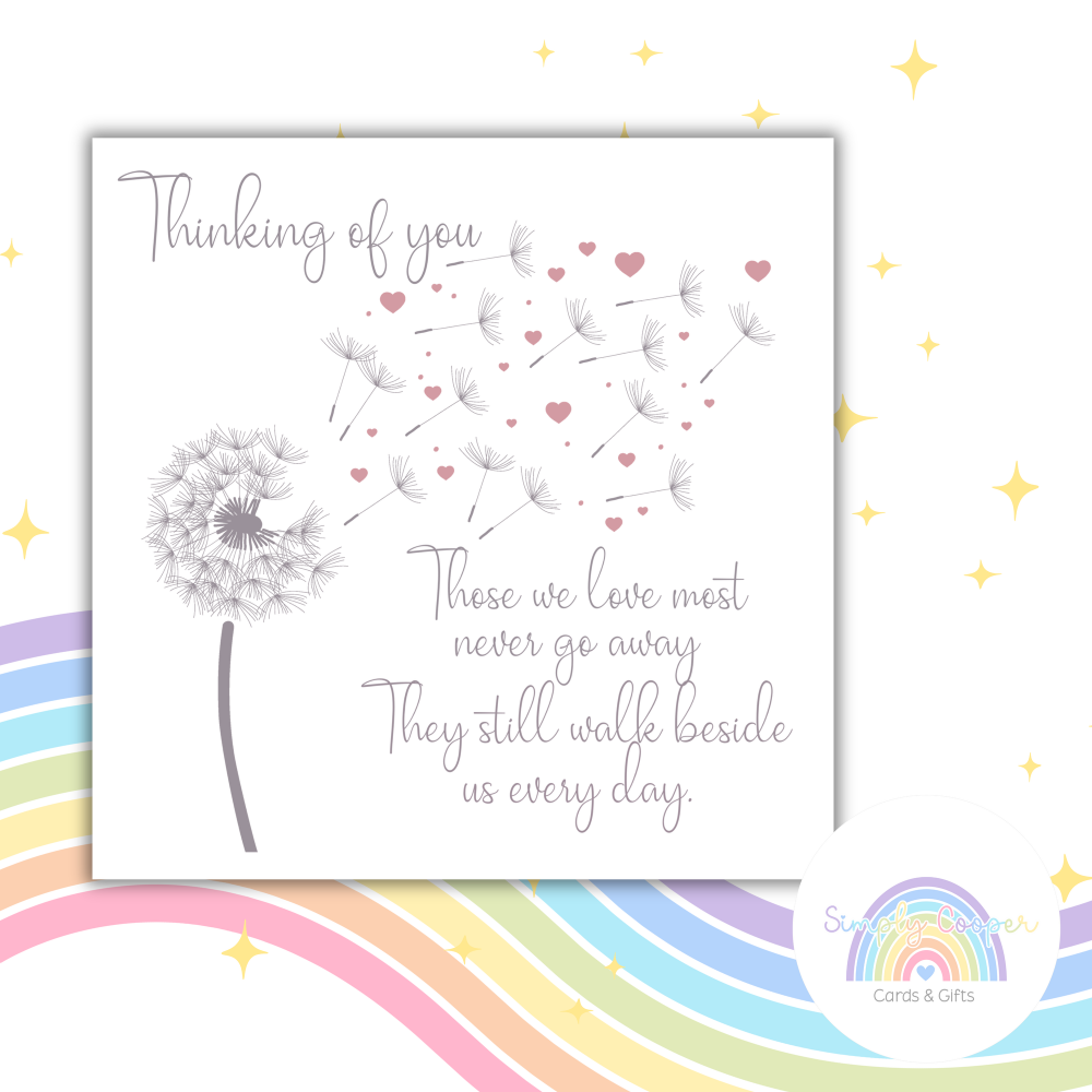 Sympathy Card | Blank Inside | With Deepest Sympathy | Condolence Card | Thinking of You