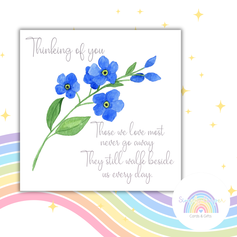 Sympathy Card | Blank Inside | With Deepest Sympathy | Condolence Card | Thinking of You