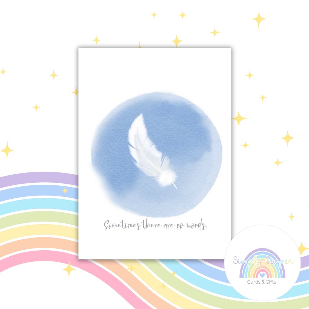 Sympathy Card | Blank Inside | With Deepest Sympathy | Condolence Card | Thinking of You