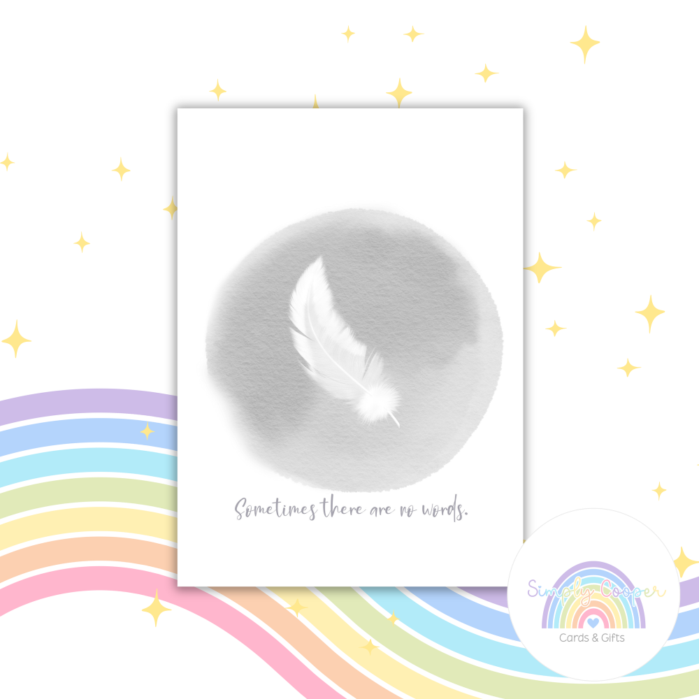 Sympathy Card | Blank Inside | With Deepest Sympathy | Condolence Card | Thinking of You