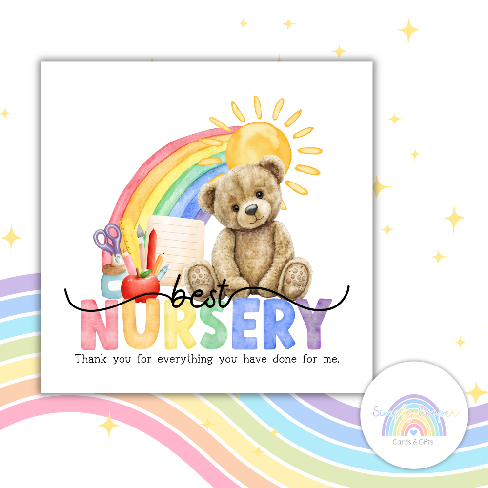 Best Nursery Assistant Greetings Card | School 2026 | End Of Term Appreciation