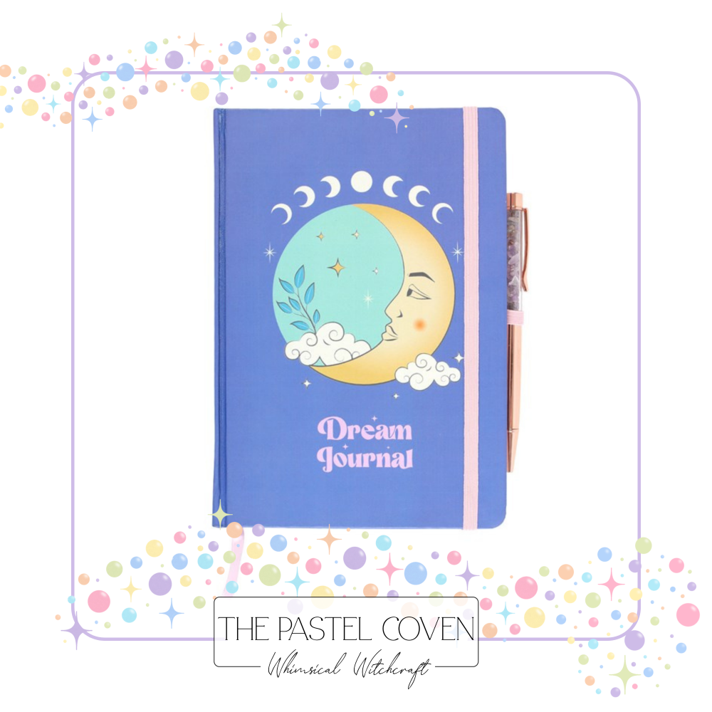 THE MOON DREAM JOURNAL WITH AMETHYST PEN