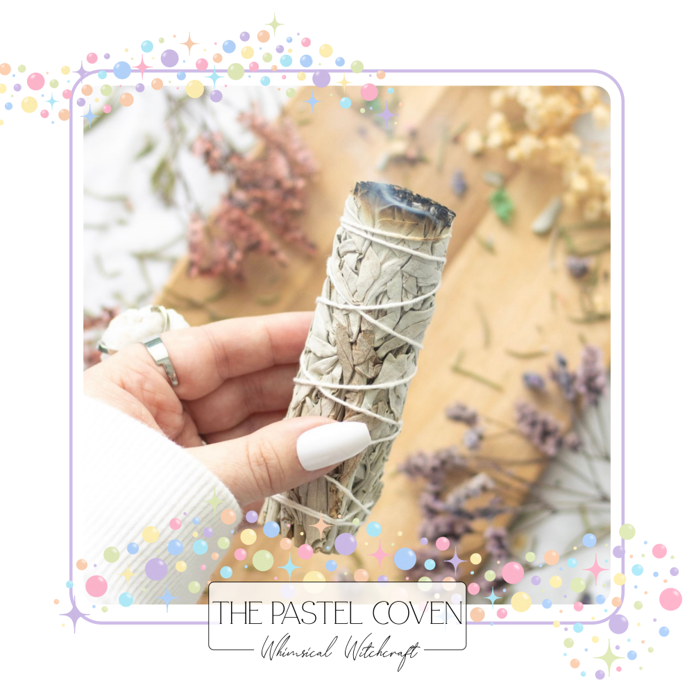 10CM WHITE SAGE SMUDGE STICK