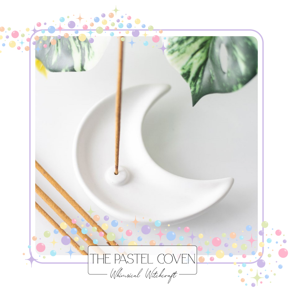 CRESCENT MOON INCENSE HOLDER