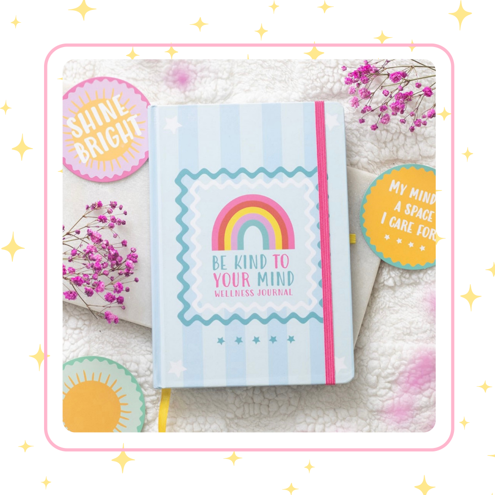 BE KIND  TO YOUR MIND WELLNESS JOURNAL WITH CITRINE PEN