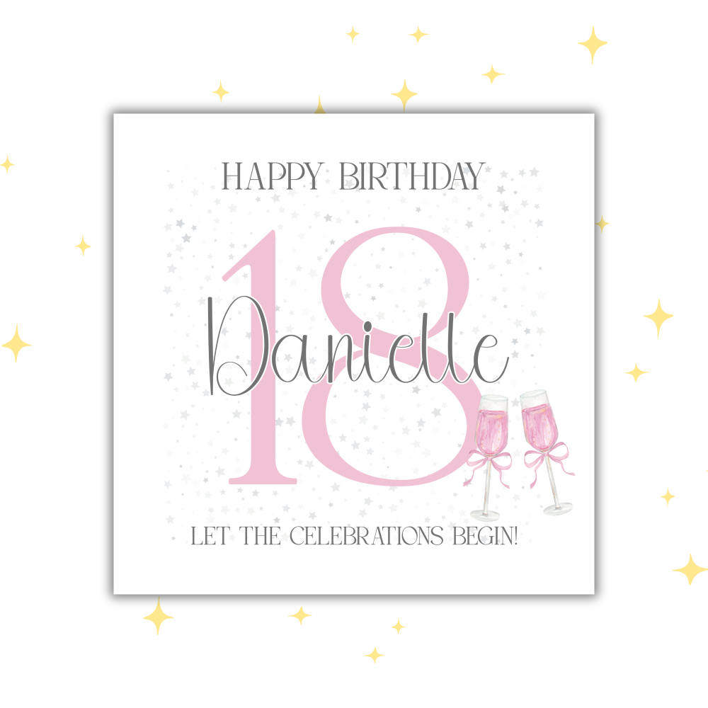 WOMANS AGE MILESTONE BIRTHDAY CARD | GREETINGS CARD
