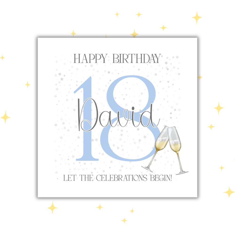 MENS AGE MILESTONE BIRTHDAY CARD | GREETINGS CARD