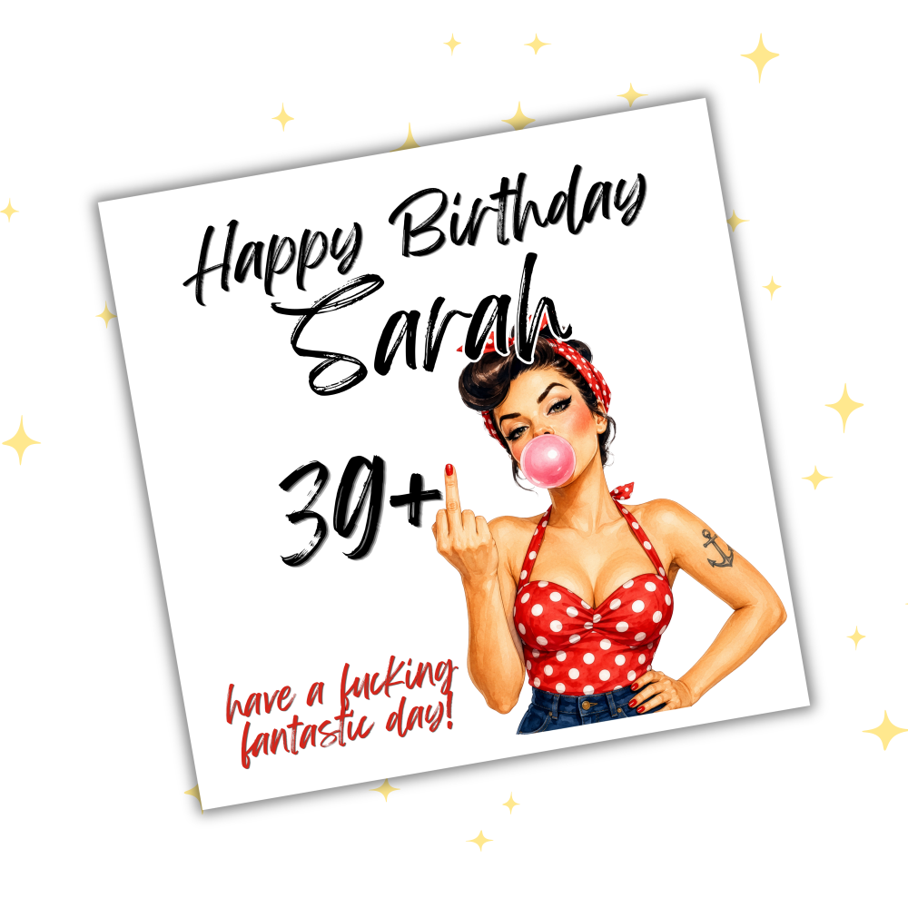 FUNNY ADULT BIRTHDAY CARD