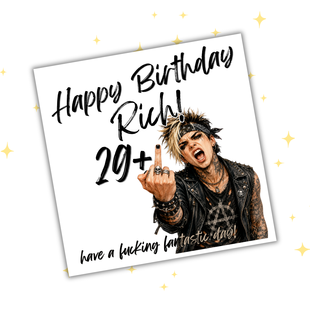 FUNNY ADULT BIRTHDAY CARD