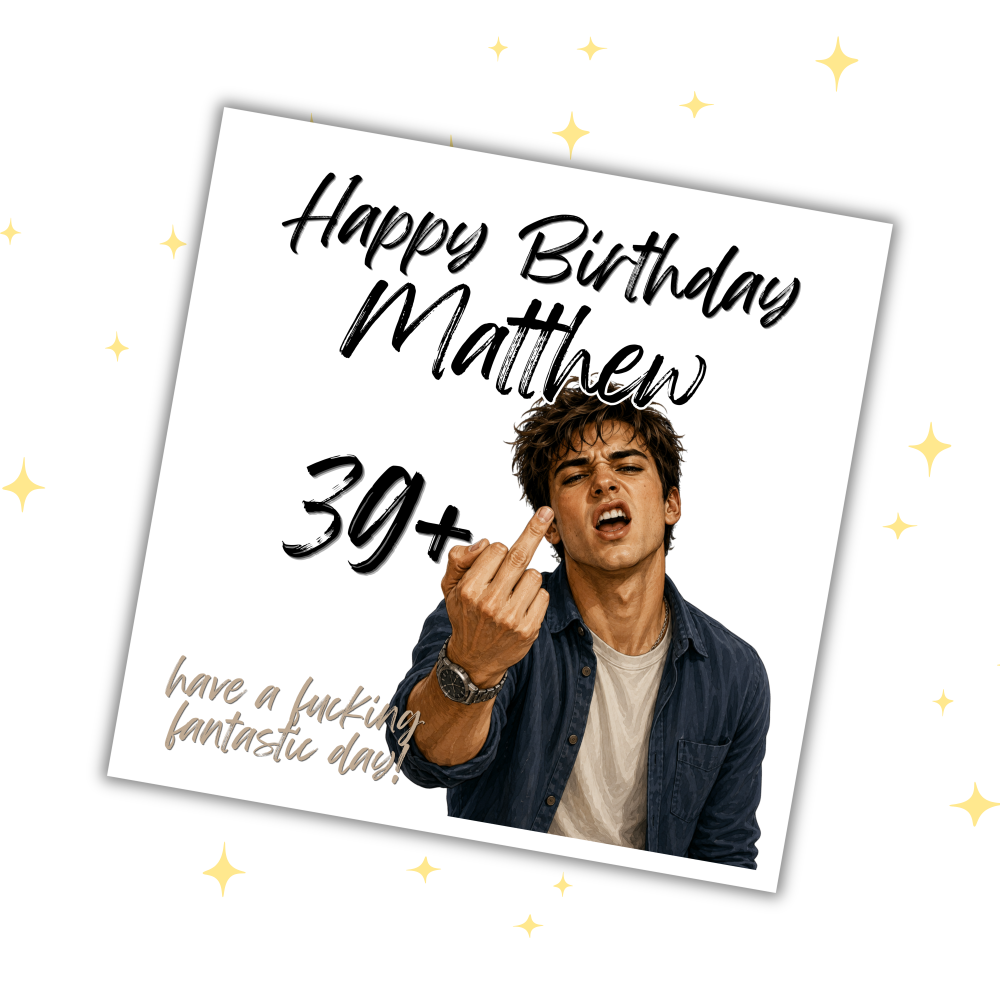 FUNNY ADULT BIRTHDAY CARD