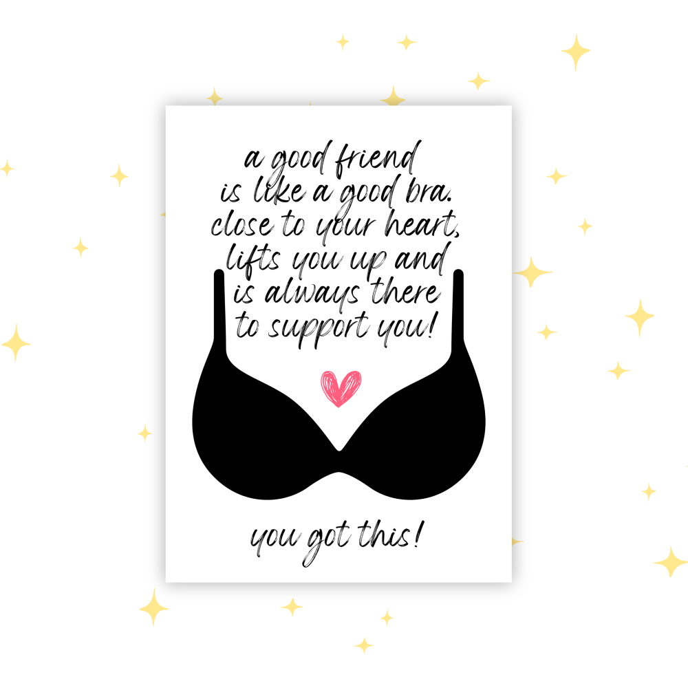 Good Friends A6 Greeting Card | Blank Inside | Cute Pastel Card | Any Occasion Note Card | Handmade Card