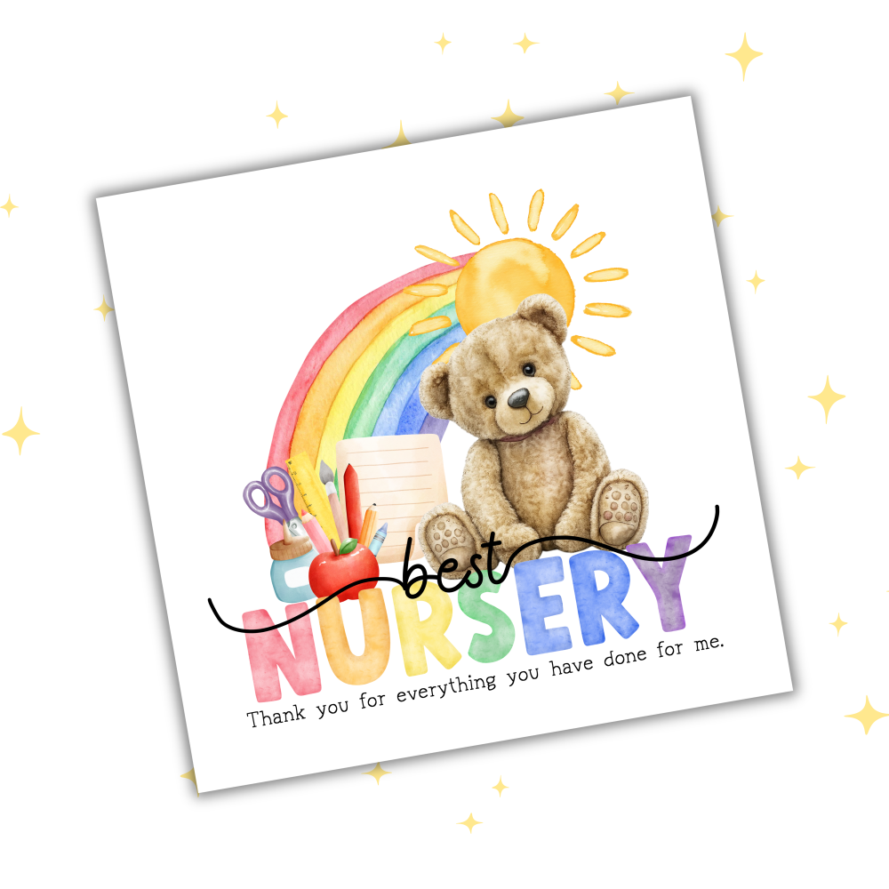 Best Nursery Assistant Greetings Card | School 2026 | End Of Term Appreciation
