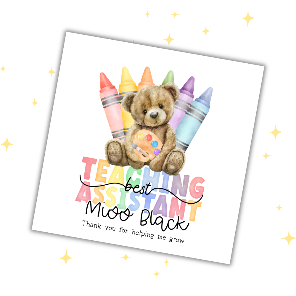 Best Teaching Assistant Greetings Card | School 2026 | End Of Term Appreciation
