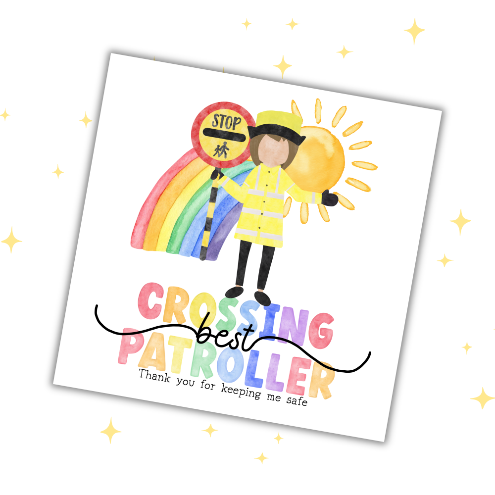 Thank You Crossing Patroller Greetings Card | School 2026 | End Of Term Appreciation