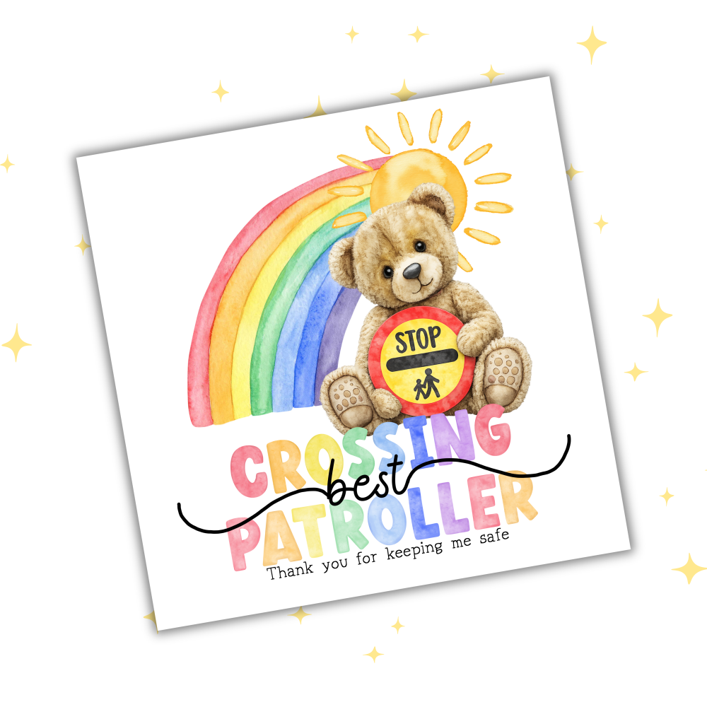 Thank You Crossing Patroller Greetings Card | School 2026 | End Of Term Appreciation