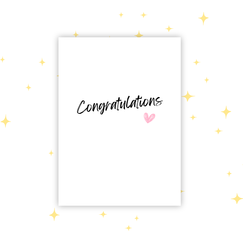 Congratulations! Greetings Card