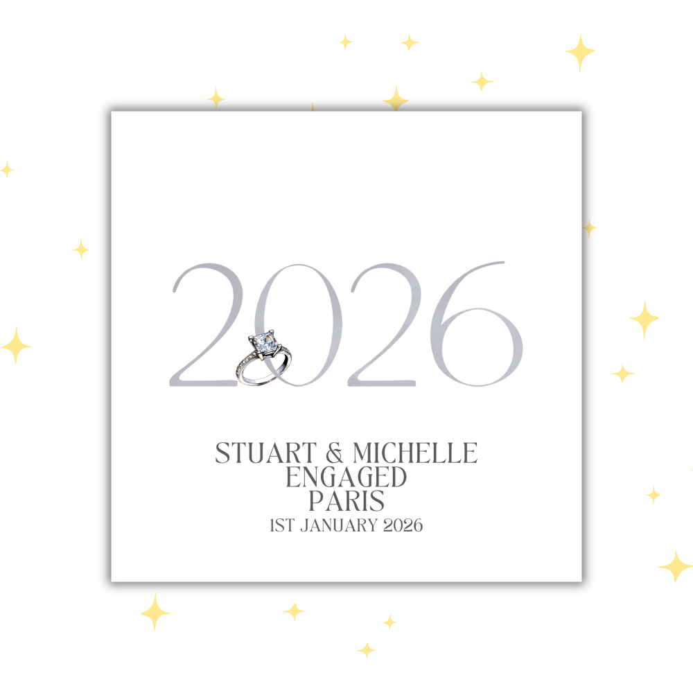 Personalised Engagement Card