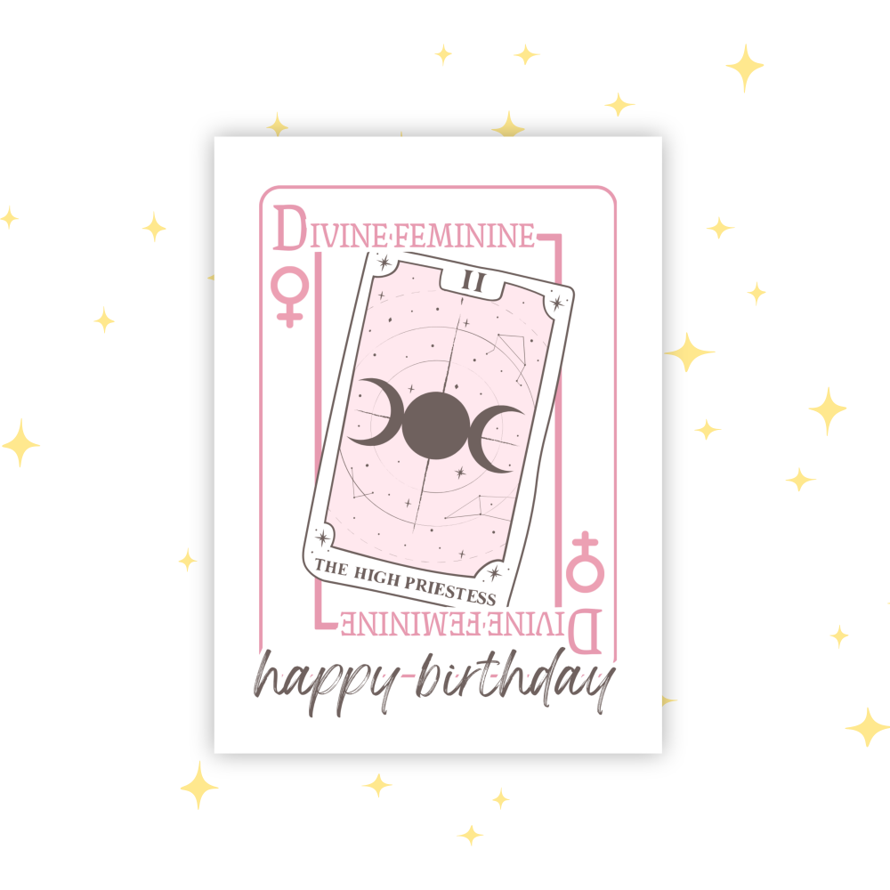 Divine Feminine Birthday Card
