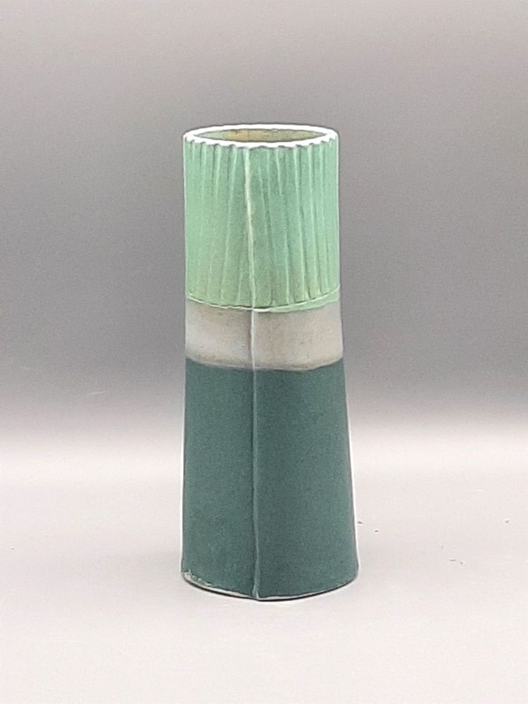 Teal and Green vase