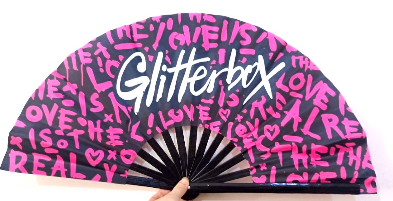 Extra large branded fan