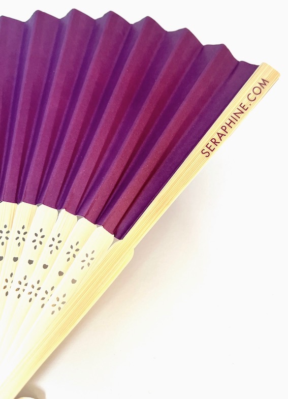 Arm Printing on folding hand fan