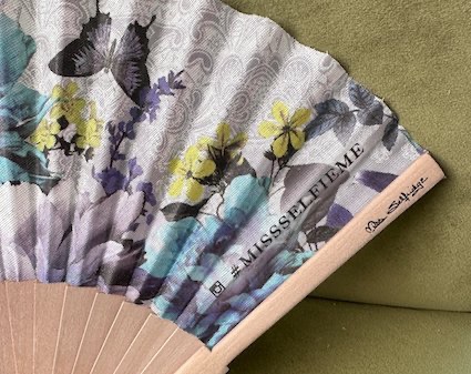 arm printing on hand fan