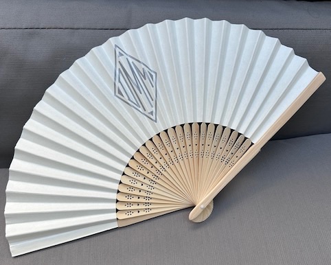 Custom Printed Wedding Fan