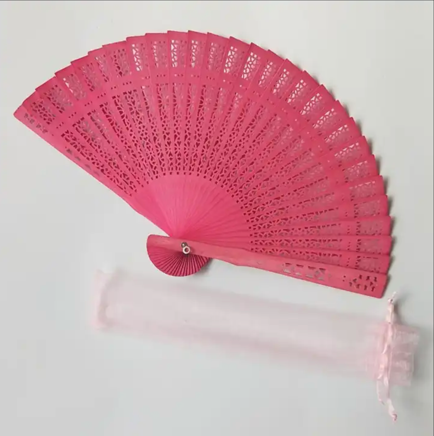 23cm paper and bamboo fan