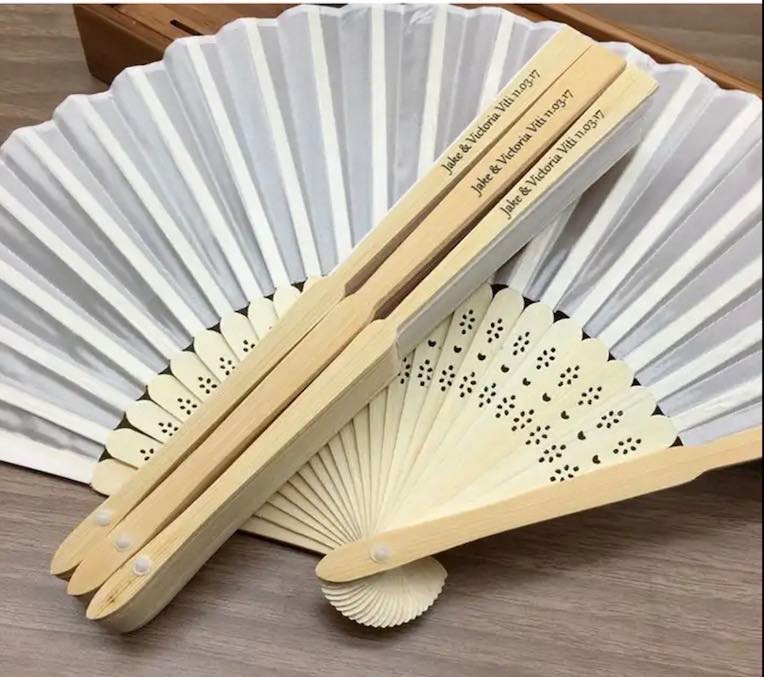 Personalised Wedding Fan