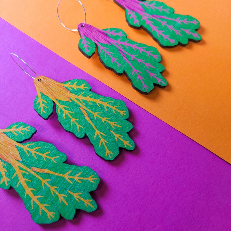 Chard Earrings