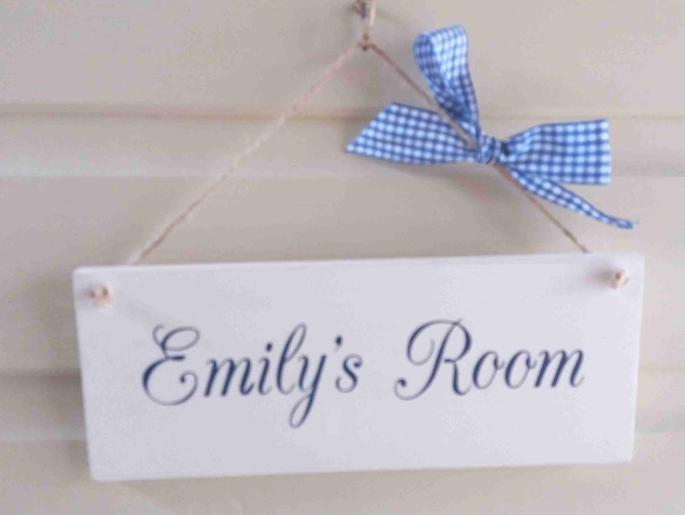 Personalised Wooden Room Sign