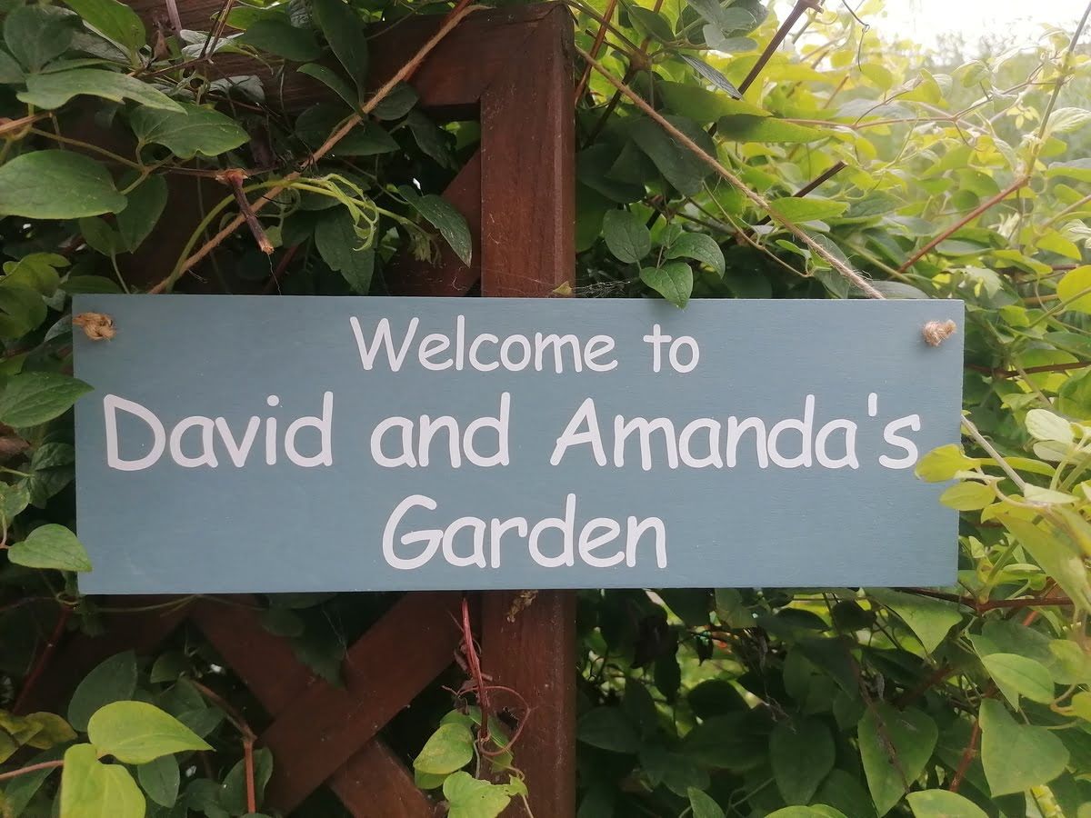 PERSONALISED OUTDOOR SIGN
