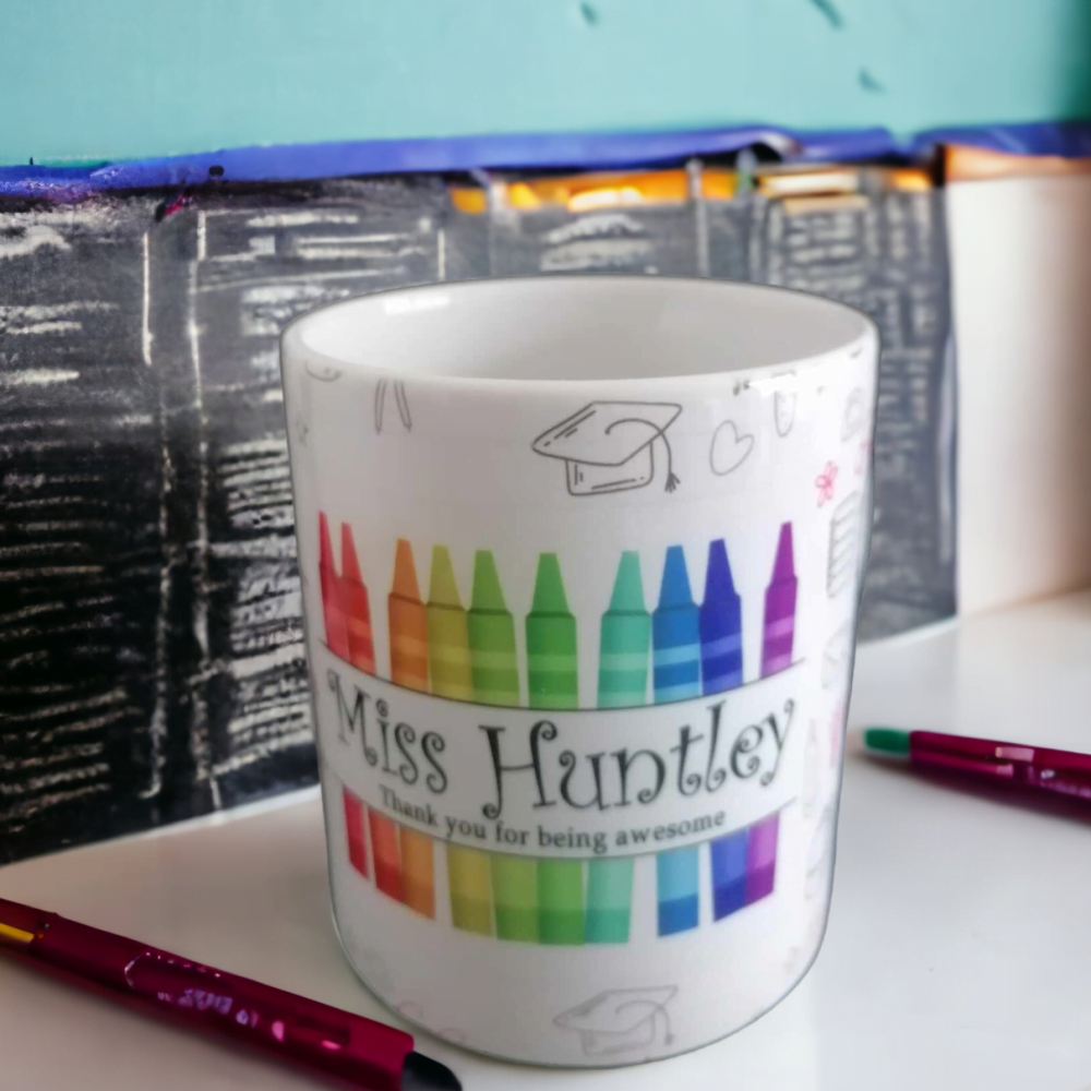Personalised teachers indoor plant pot - a perfect thank you gift –  Letterfest
