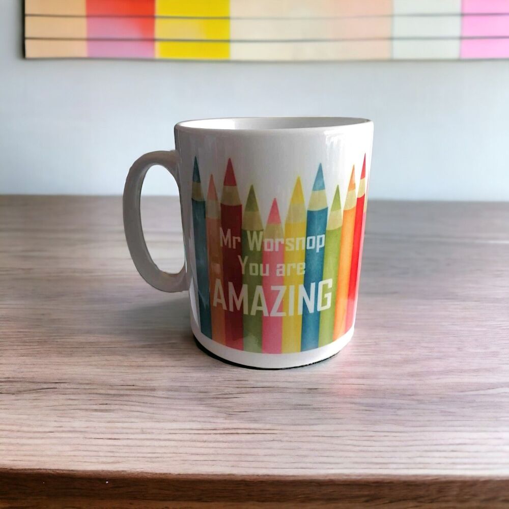 Teacher Thank You Ceramic Coffee Mug