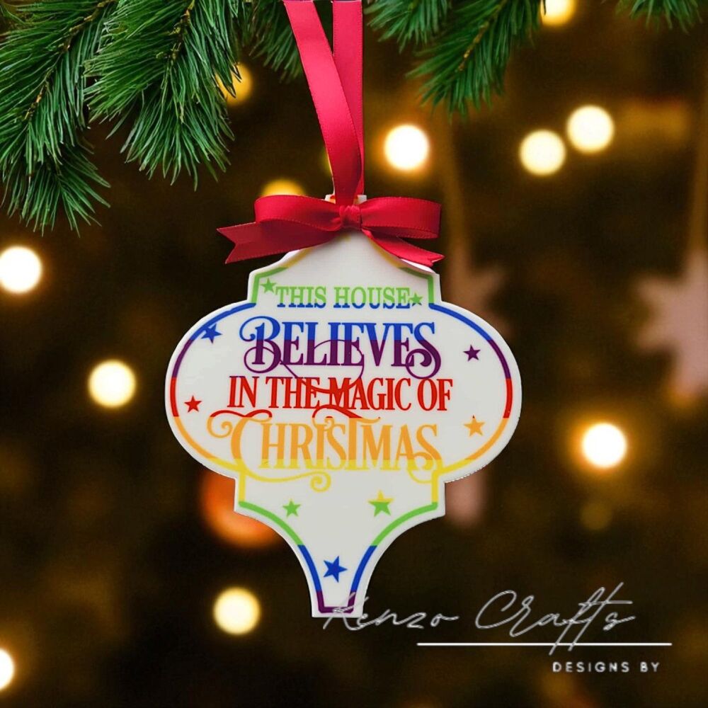 Arabesque Tree Bauble - This House Believes