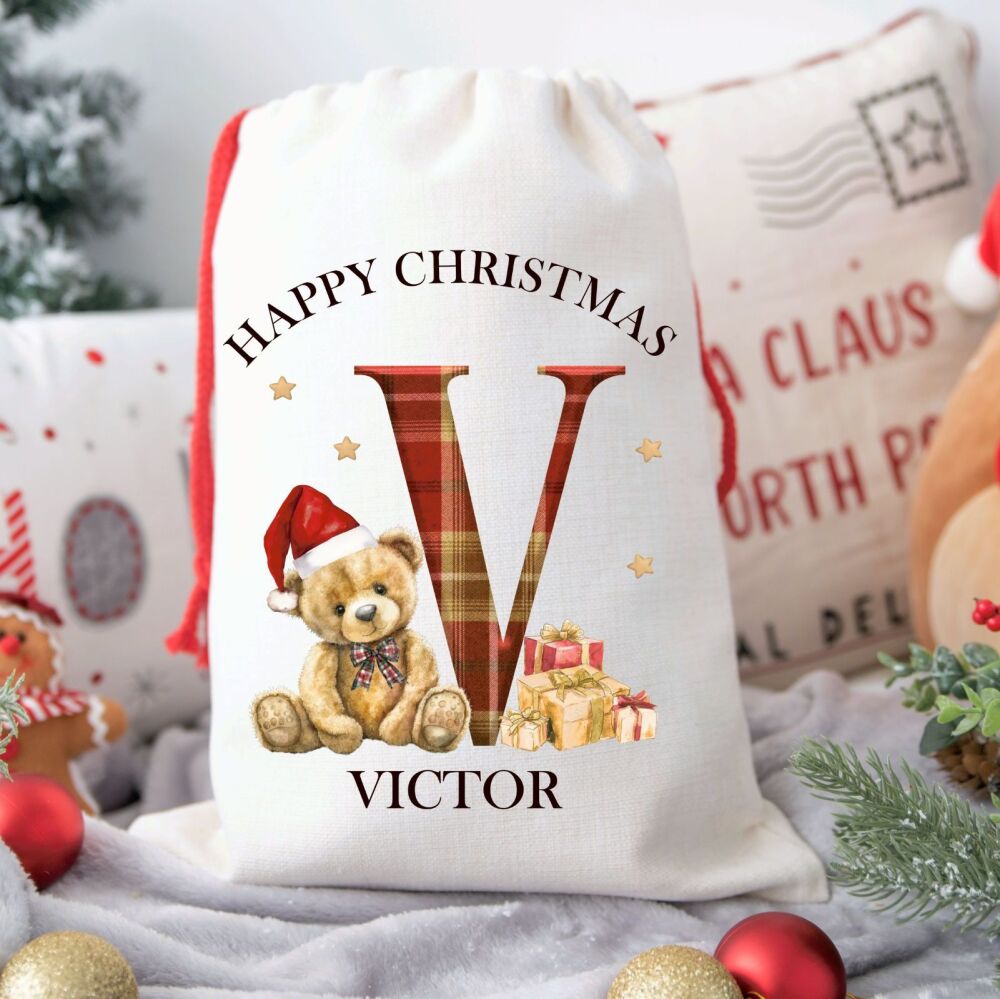 Personalised Festive Superior Toy Sacks