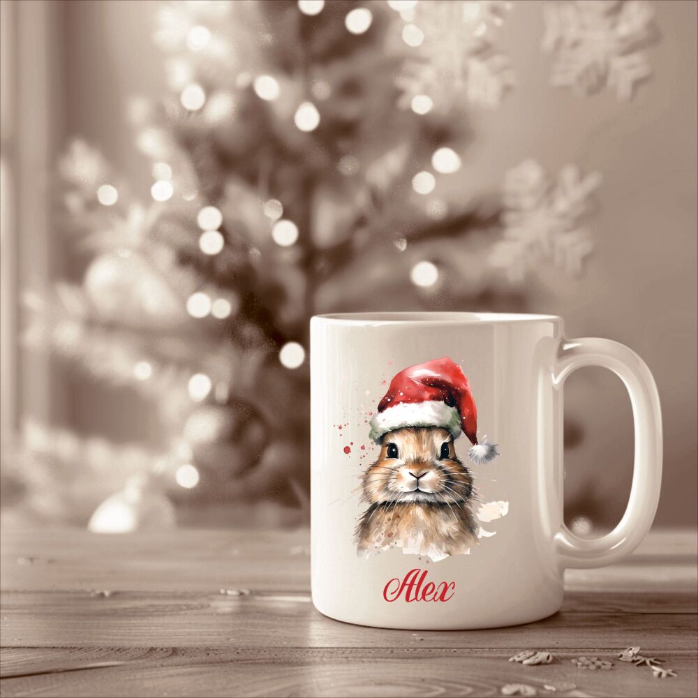Farmyard Animals Christmas Mug Personalised