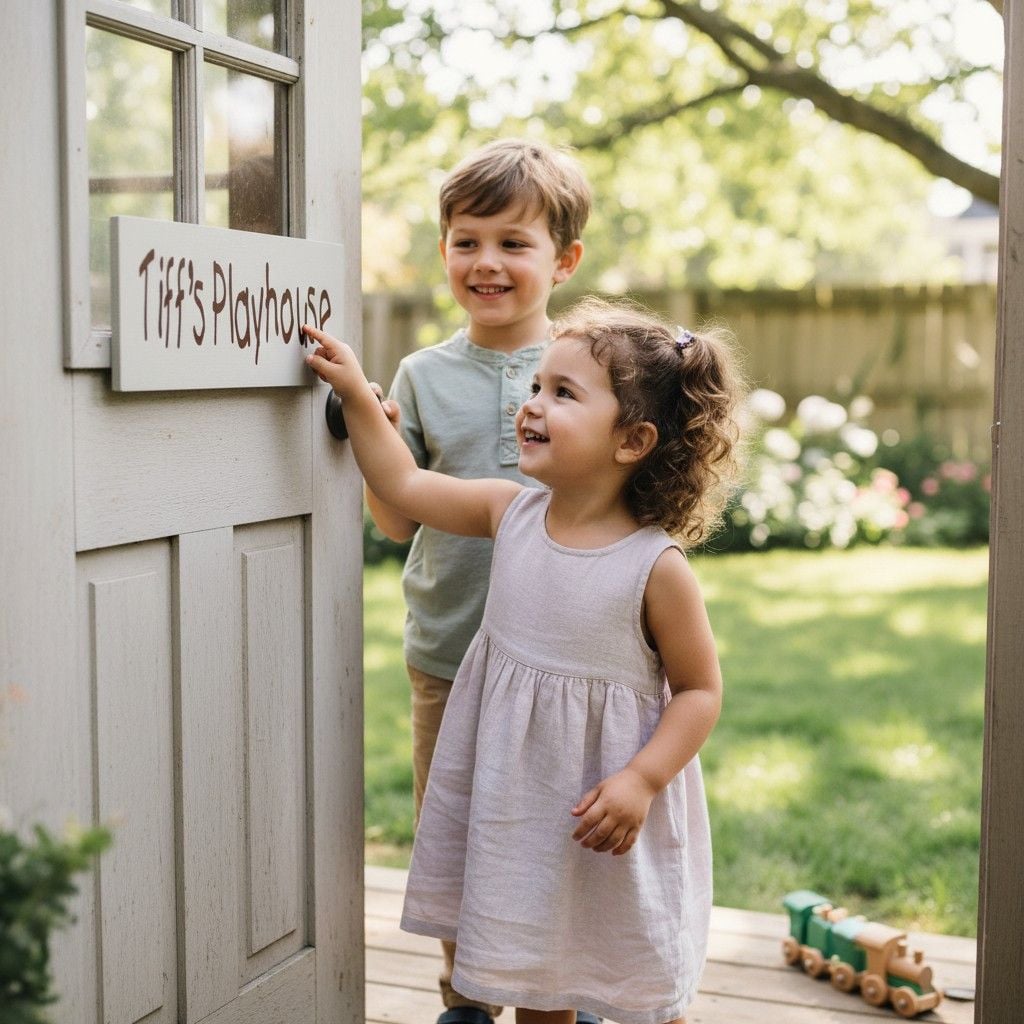 Personalised Children's Playhouse Sign