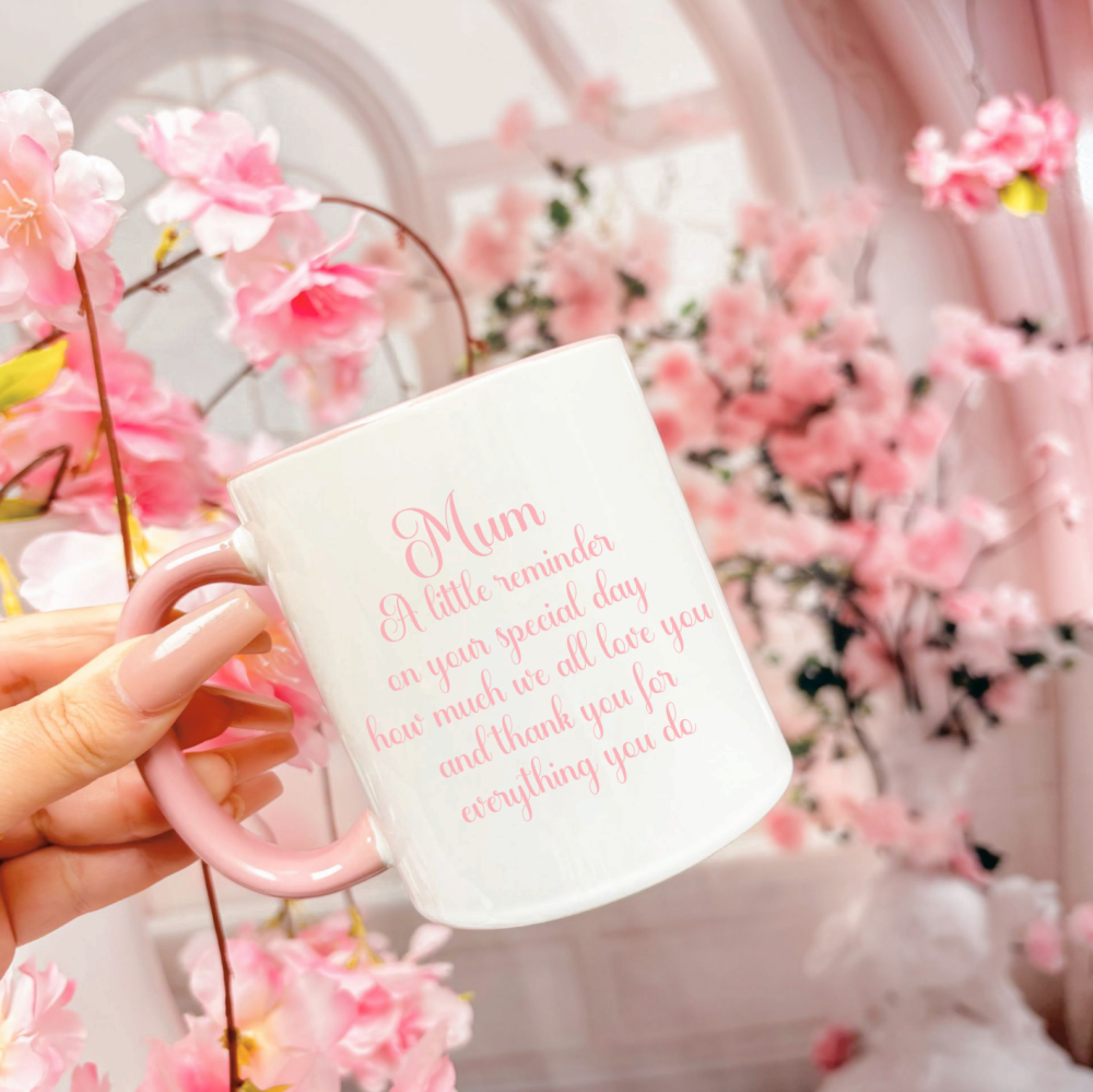 Personalised Mother's Day Ceramic Mug Hot Air Balloon