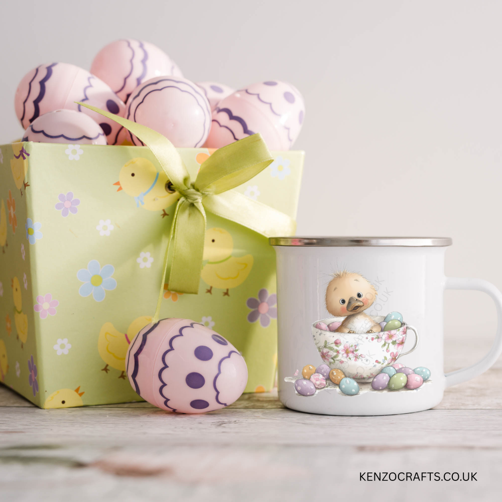 Personalised Easter Cup for Kids &ndash; Custom Enamel 11oz