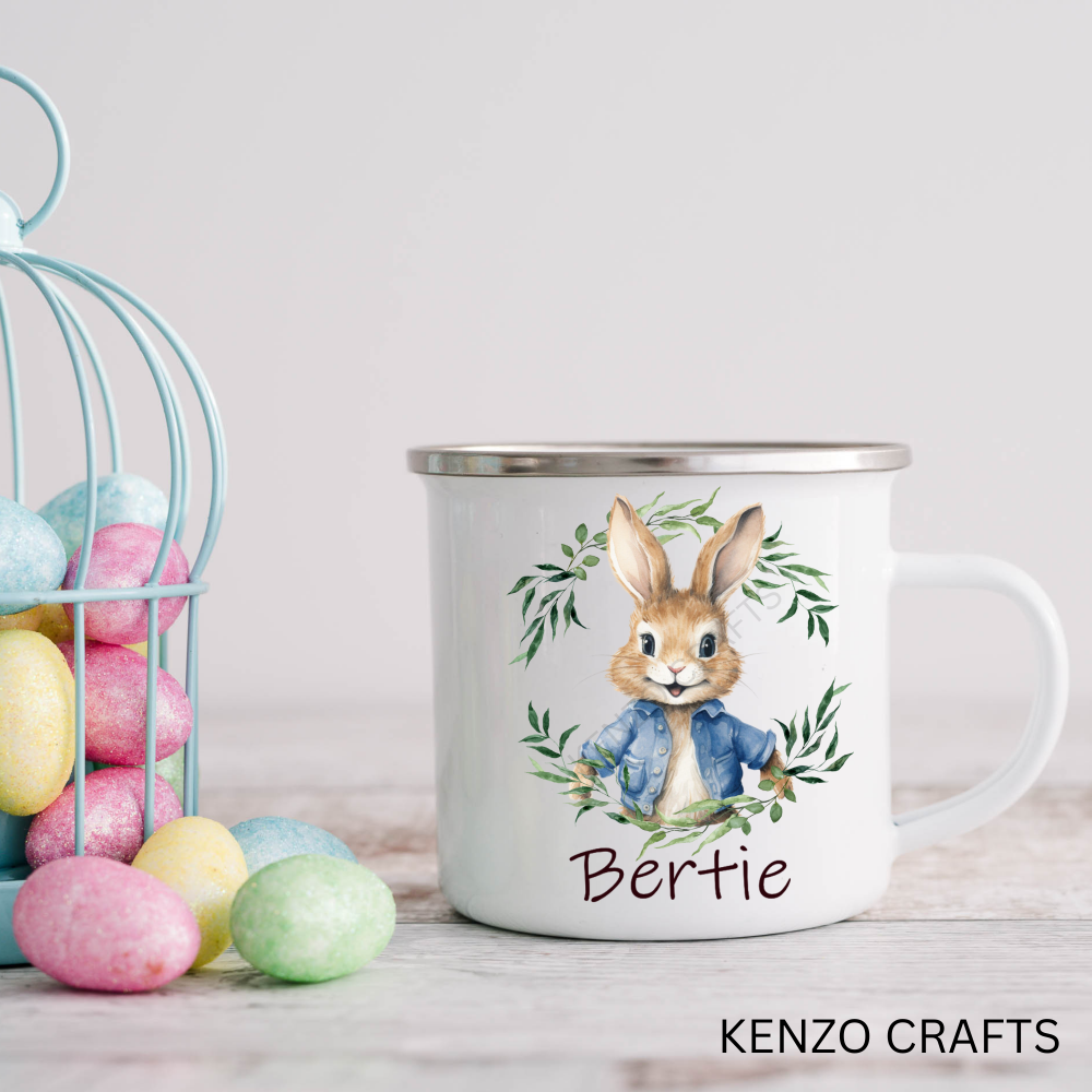 Personalised Easter Cup for Kids &ndash; Custom Enamel 11oz