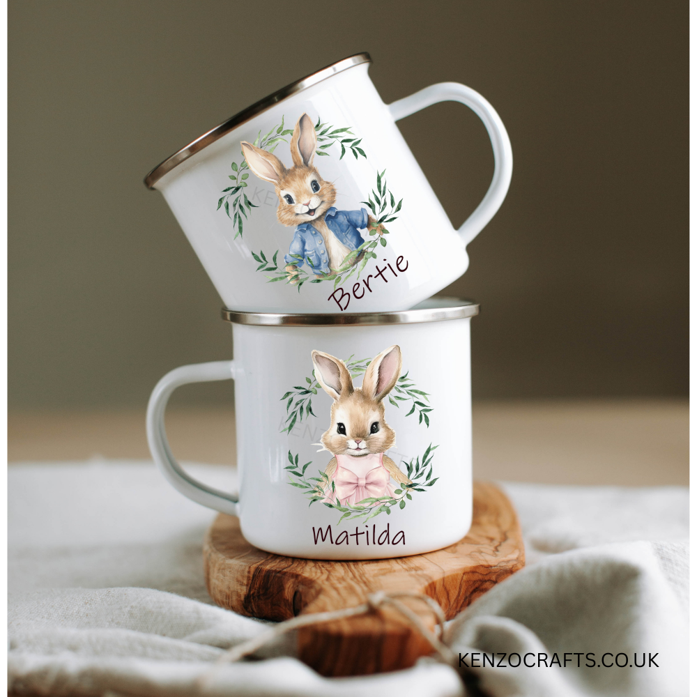 Personalised Easter Cup for Kids &ndash; Custom Enamel 11oz