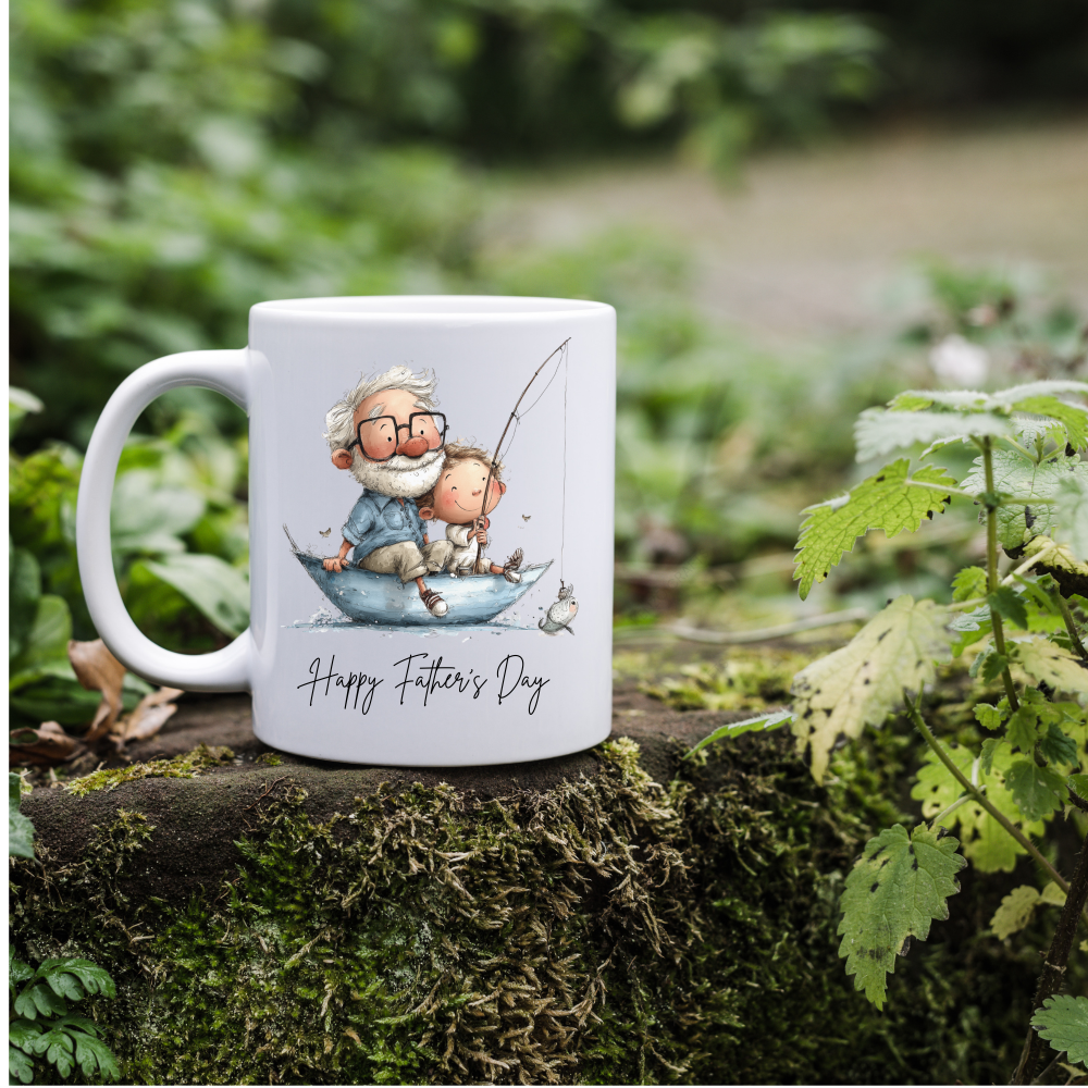 Whimsical Male Character Custom Mug
