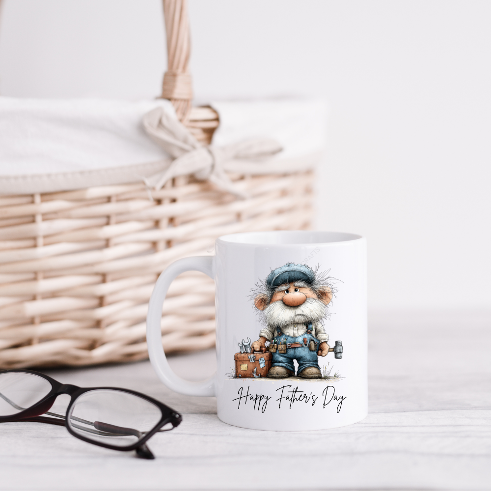 Whimsical Male Character Custom Mug