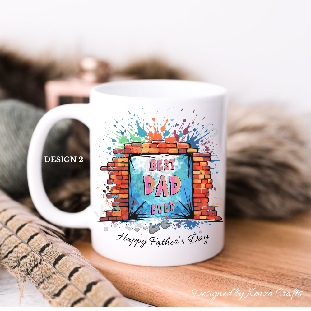 Graffiti Themed Gift Mug Includes Custom Message