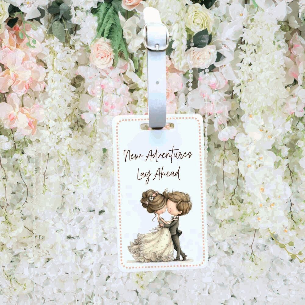 Personalised Honeymoon Suitcase Tags