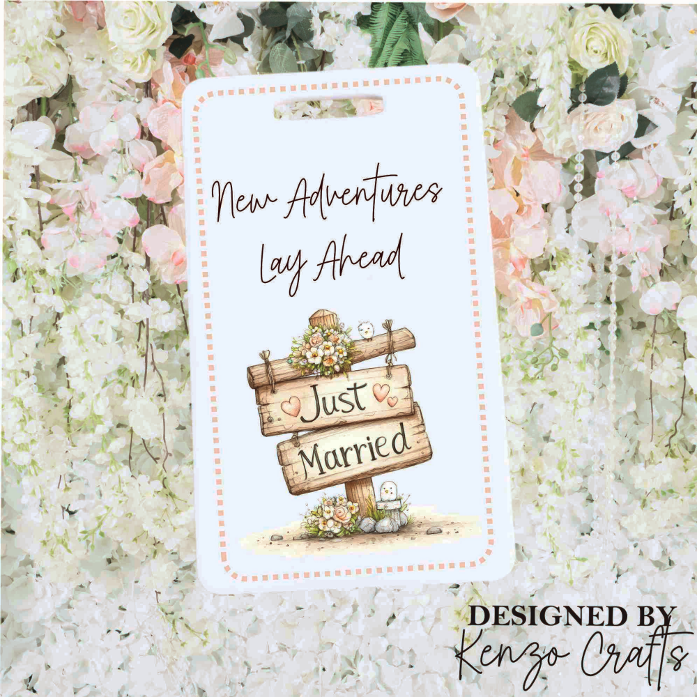 Personalised Honeymoon Suitcase Tags
