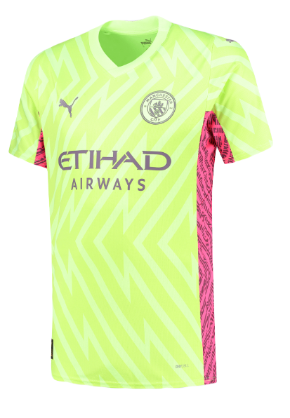 MAN CITY GOALKEEPERS ADULTS LIME